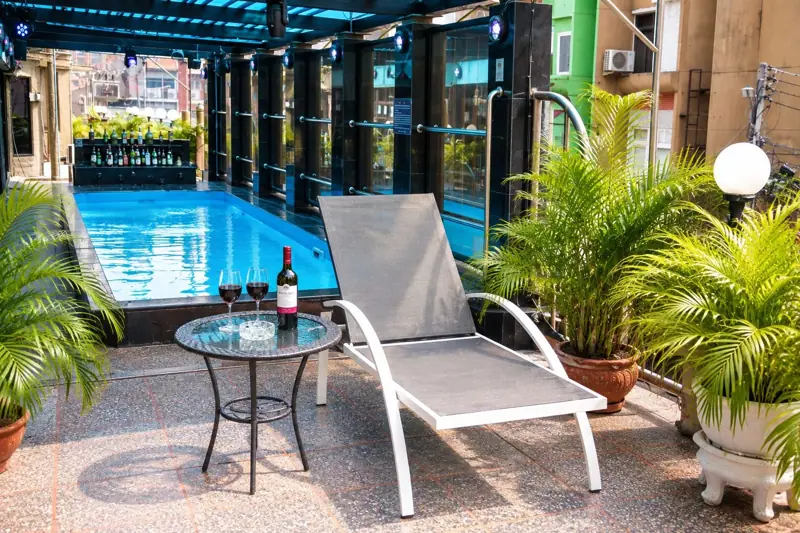 Poolside